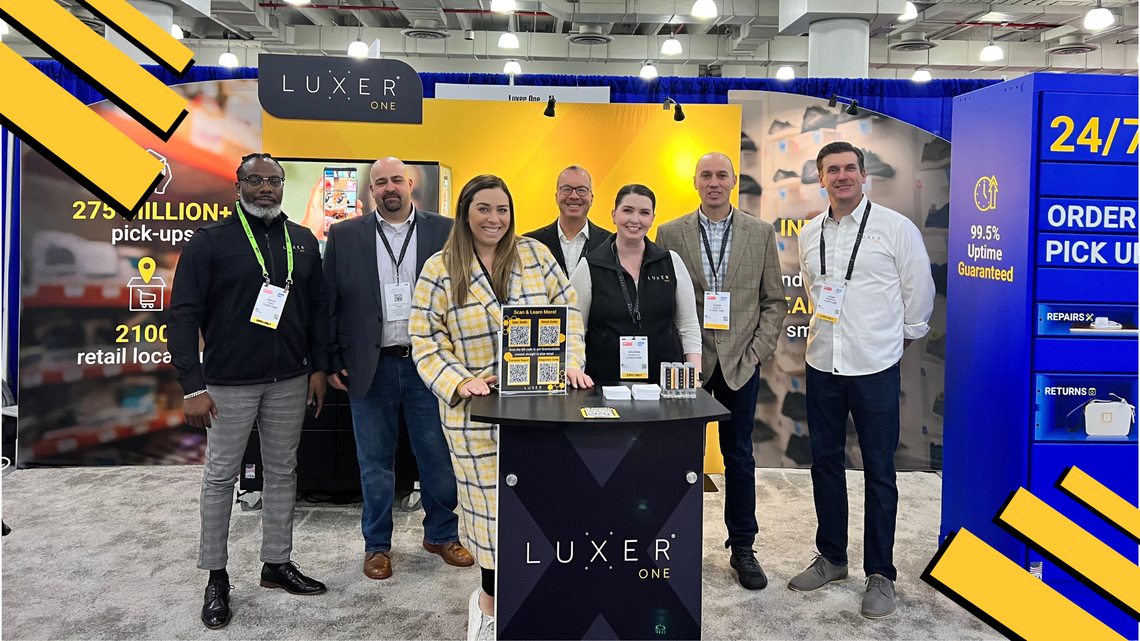 NRF retail team from Luxer One